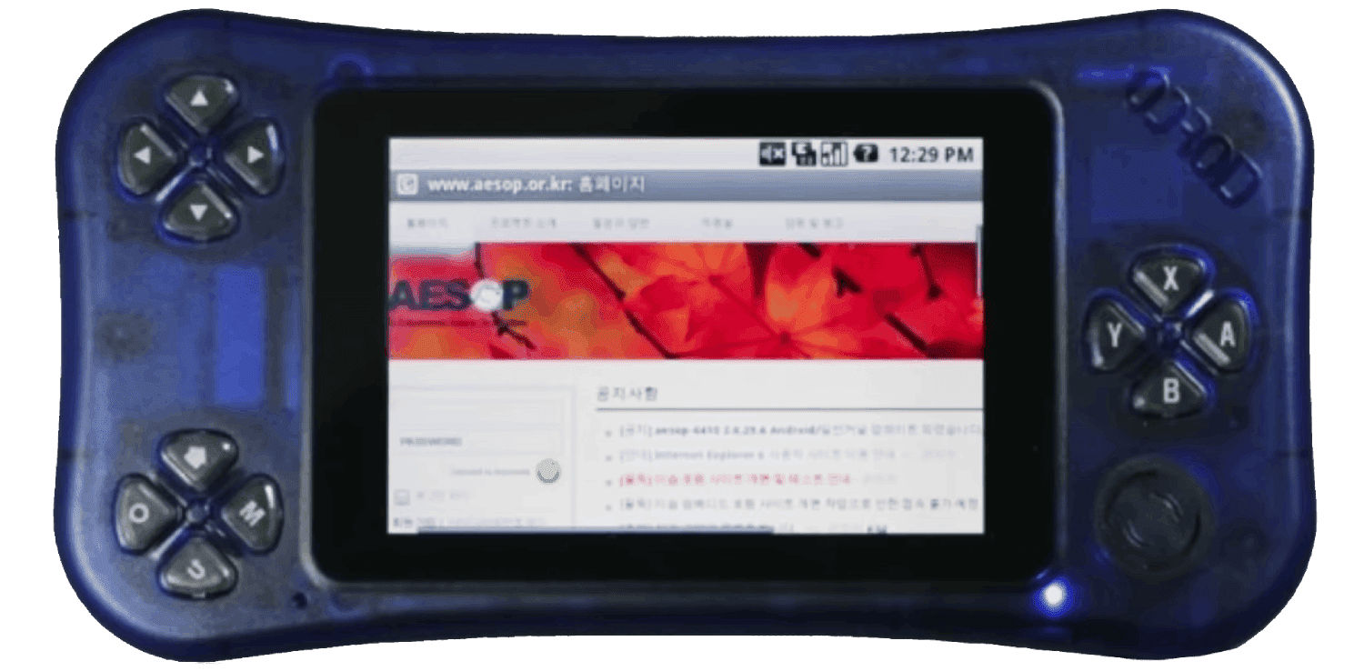 Odroid Android handheld - портативная игровая консоль